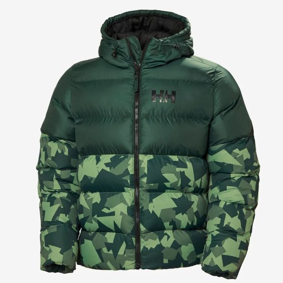 Helly Hansen Other - HELLY HANSEN Men’s Active Puffer JACKET Size XL Green Camo Insulated NEW